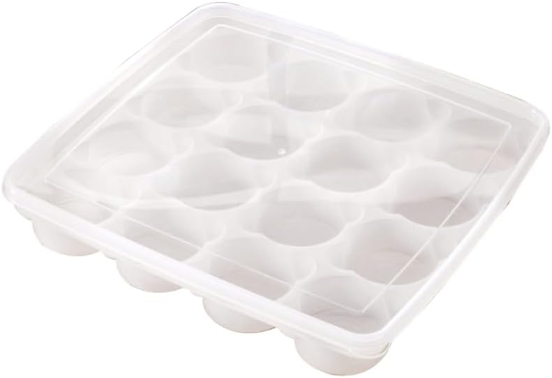 Gadpiparty Cupcake Box 16 Cavity Food Storage Organizer Pull-out Dessert Cupcake Boxes