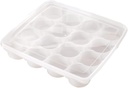 Gadpiparty Cupcake Box 16 Cavity Food Storage Organizer Pull-out Dessert Cupcake Boxes