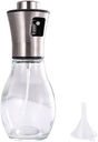Edible oil sprayer, olive oil sprayer, air fryer sprayer, rapeseed vinegar, vegetable oil, portable mini bottle kitchen gadget, for barbecue/frying pan/salad/baking (oval)