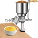 Manual Grain Grinder, Hand Operated Corn Grain Mill Grinder, Table Clamp Corn Mill Flour Maker Wheat Grain Nut Mill Cast Iron Hand for Wheat Grains coffee Nut Mill Tall