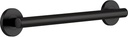 Delta Contemporary (1-Pack) 18' Shower Grab Bar ADA Compliant Matte Black 450 lb Capacity Bathroom Safety Handle for Shower, Bathtub | Wall Mounted Balance Assist, Handicap Grip 41818-BL