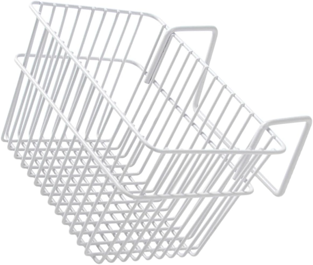 Portable Hanging Wall Basket Metal Wire Storage Organizer for Kitchen Bathroom and Office Non-punching Space-saving Design with Strong Load Capacity
