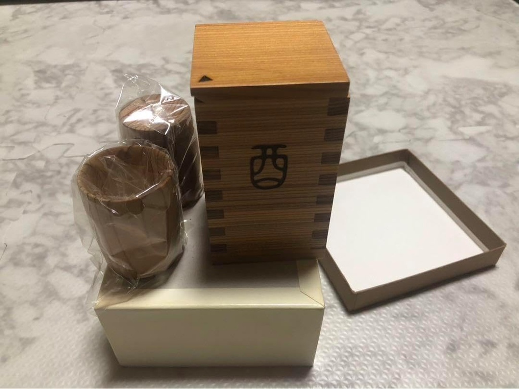 Odate Kogeisha Sake Set Akita Cedar