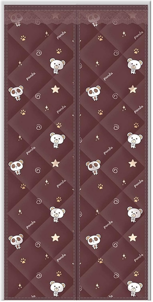 Add Cotton Thermal Insulated Door Curtain 55×79inch, Warm Cold Protection Windproof Door Curtain, for Patio, Kitchen, Bedroom, Air Conditioner Room