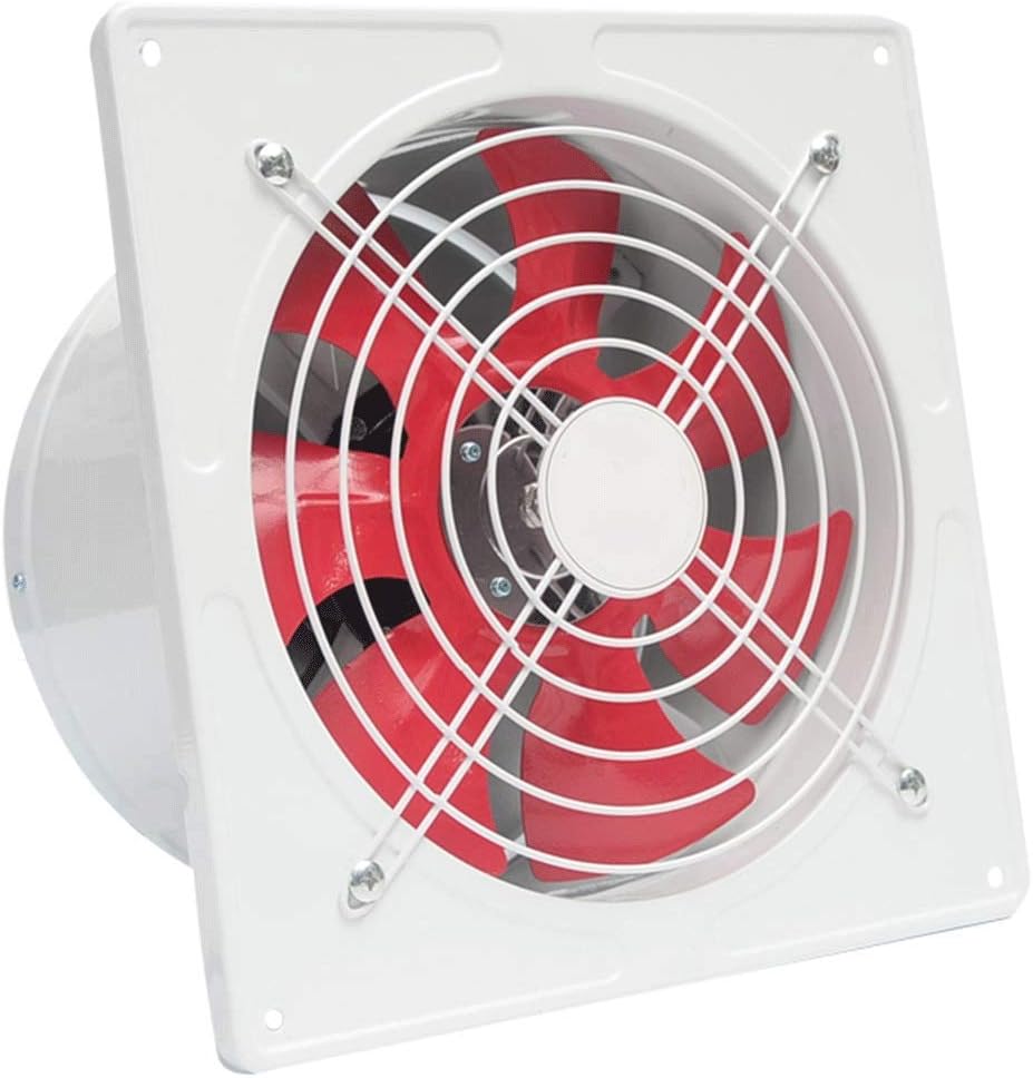 ventilation fan Wall Mounted Exhaust Fan, Shutter Exhaust Fan 120W 2100m³/h Airflow Wall Mount Ventilation 42dB for Bathroom Kitchen Garage 50m² Coverage 350x160x300mm