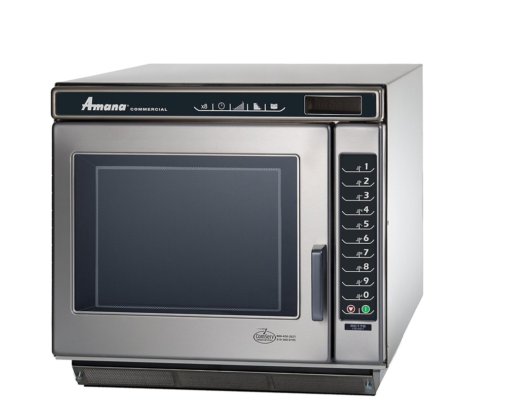 RC17S2 Amana RC Chef Line Commercial Microwave Oven, 1700W