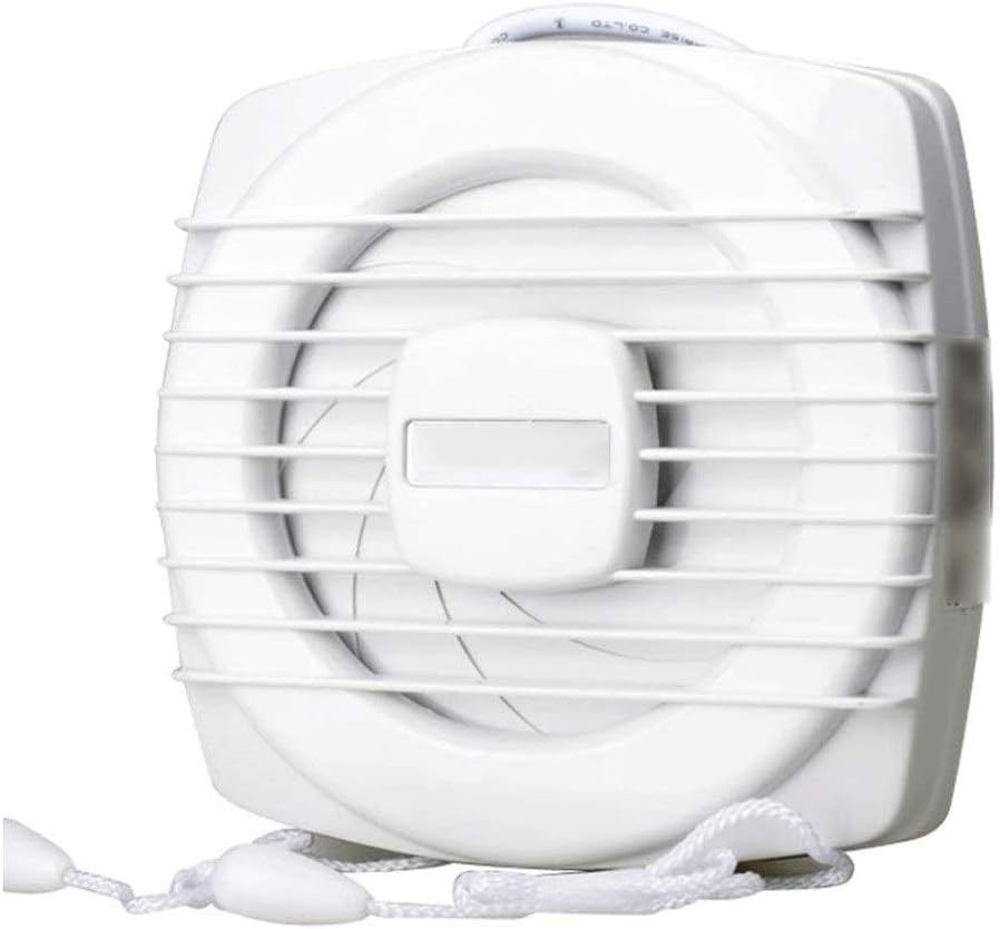 Cable Fan，6 Inch Exhaust Strong Reversible Airflow Wall Mounted Ventilation Fan for Vents