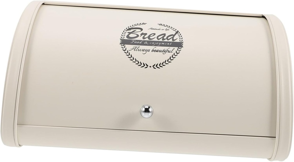 Ciieeo Vintage Clamshell Bread Box Countertop Storage for Bread Snacks Fruits Kitchenware