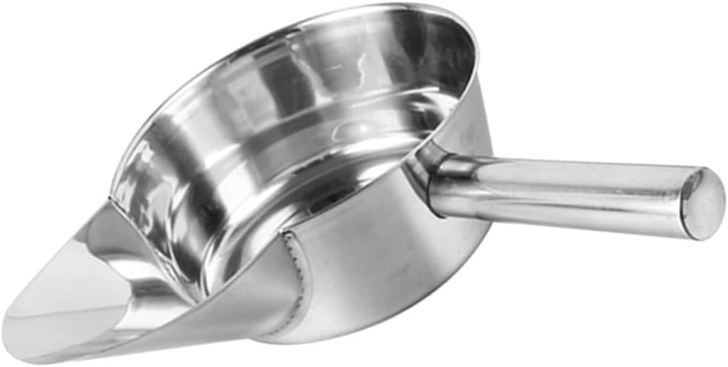 Alipis Stainless Steel Fried Food Packing Shovel French Fries Scoop for Restaurant and Home Use Efficient Design for Easy Loading and Bagging