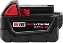 Milwaukee 48-11-1850 M18 Redlithium 5.0Ah Bat Pack