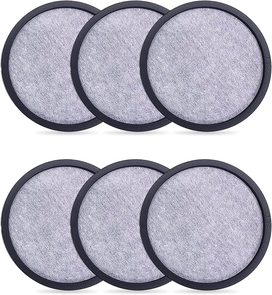 6-Pack Replacement Charcoal Water Filter Discs for Mr. Coffee Brewers Coffee Machines