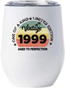 Limited 1999 Wine Glass 26 Years Vintage Cup 26th Birthday Retro Tumbler Gift