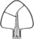 KitchenAid Flat Beater Accessory for 4.5-5 Qt Tilt Head Stand Mixers, KSM5THFBSS, Stainless Steel