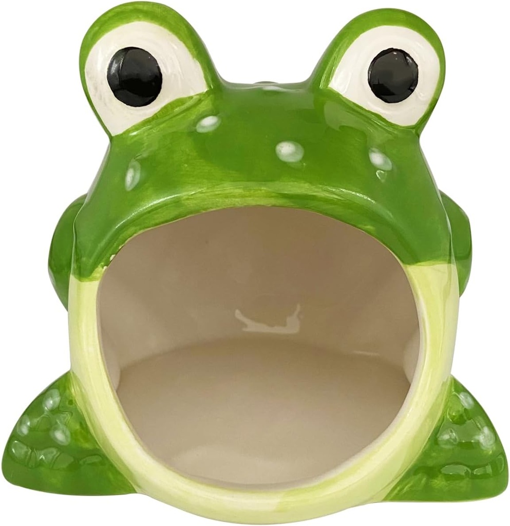 1 Pcs Cute Frog Candy Servers Bowl,Halloween Trick Or Treat Bowl,Fun Candy Dish,Candy Dish for Office Desk Frog Cookie Jar Frog Shape Jewelry Dish Tray for Home Kitchen Office Table