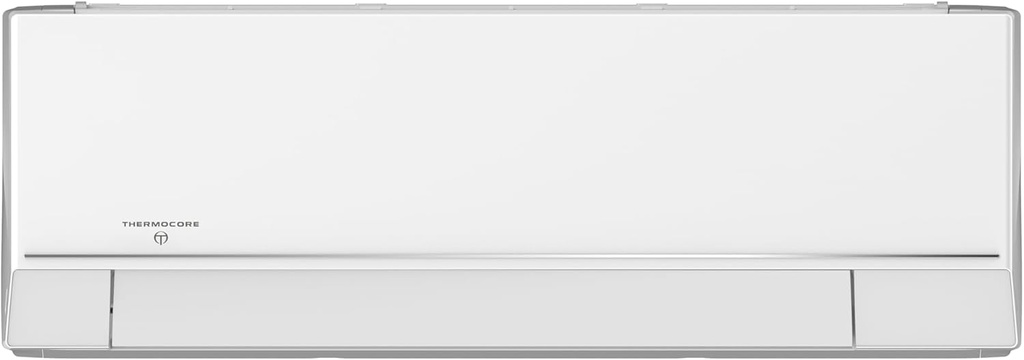 Thermocore Mini Split Air Conditioner and Heater, 6,000 BTU, 220V, 27 SEER, Wall Mount Ductless Inverter Heat Pump System with installation kit