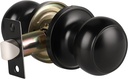 KNOBWELL 15 Pack Matte Black Door Knob Passage Door Handle Set Black Closet Door Knobs, Modern Door Knob Interior Door Knobs