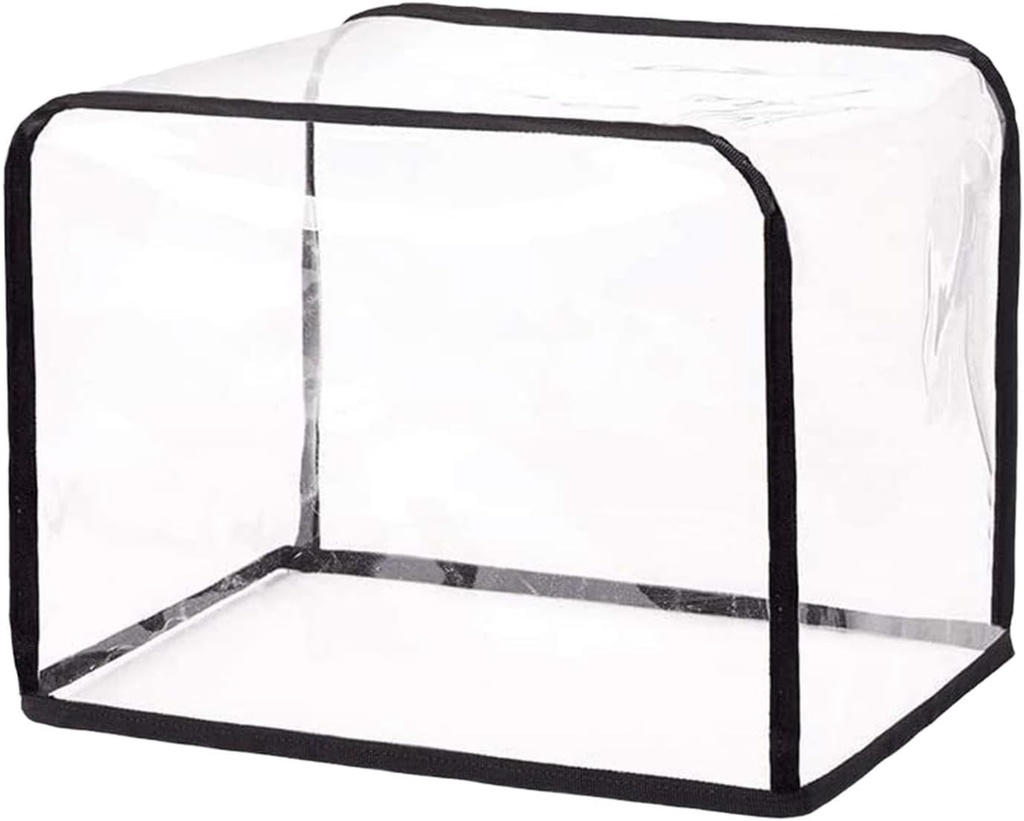 Toaster Cover Bread Machine Cover Bakeware Protector Washable Sturdy Clear Bread Maker Oven Dust Cover for Household Office Kitchen Accs