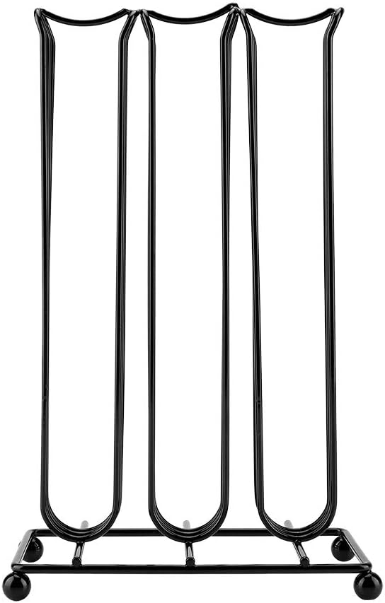 Tyenaza Coffee Capsule Storage Rack, Black Color Chrome Plating Iron Coffee Capsule Storage Rack for Holding 42 Pieces Capsules