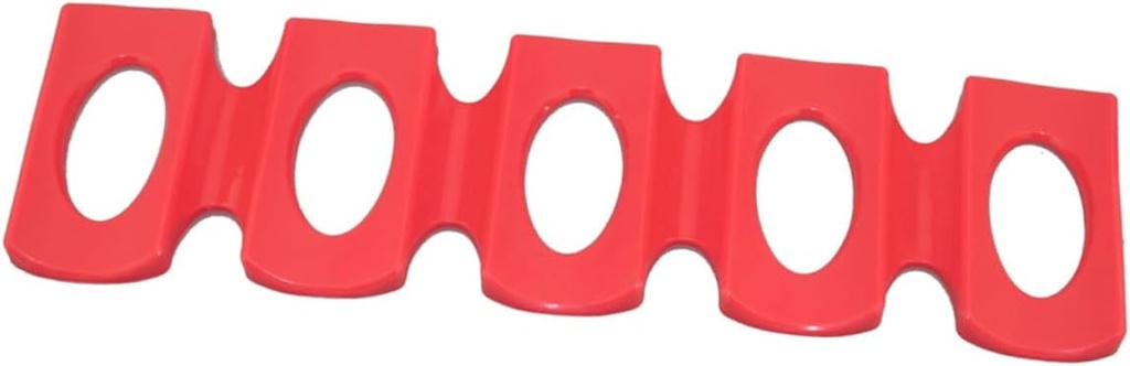 IMIKEYA 2pcs Silicone Can Beverage Holder for Beer Wine and Drinks Storage Stackable Mat Organizer for Home Bar and Parties and Easy to Clean Red