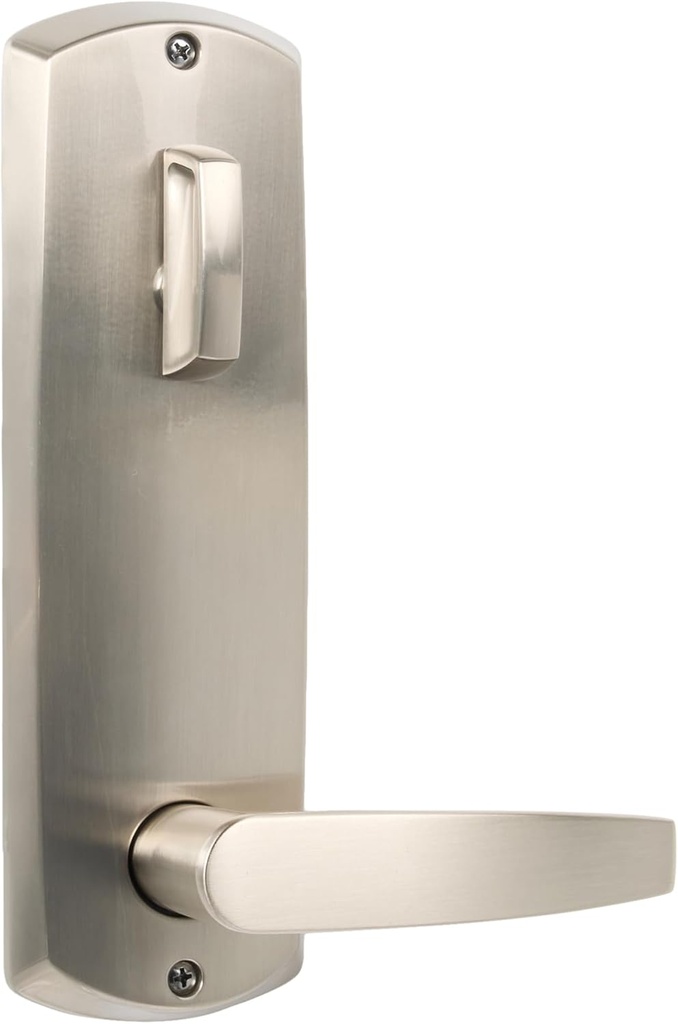 Schlage Residential FE410FGRW512JUP619 Control Smart Interconnected Lock UL Listed with Greenwich Trim and Jupiter Lever with 5-1/2" Bore Spacing with 12356 Latch and 10152 Strike Satin Nickel Finish