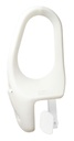 Lumex Tub-Guard Bathtub Safety Rail - Tool-Free Installation and Removal - 12" Tall, White, 69623A-1