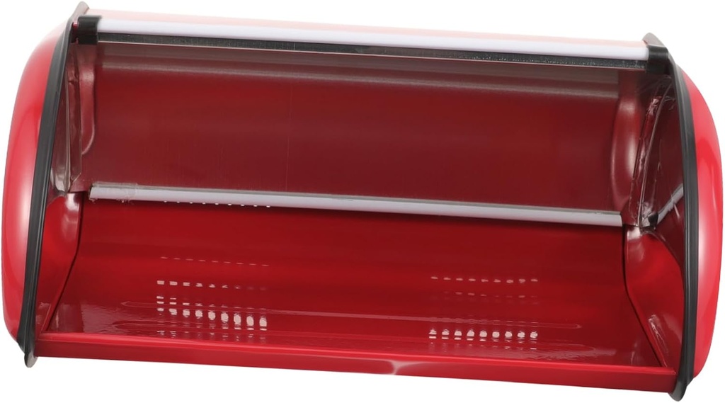 DECHOUS Bread Box with Cover Large Capacity Loaf Storage Container for Kitchen Countertop Farmhouse Corner Bread Bin Organizer for Home Bakery Coffee Shop