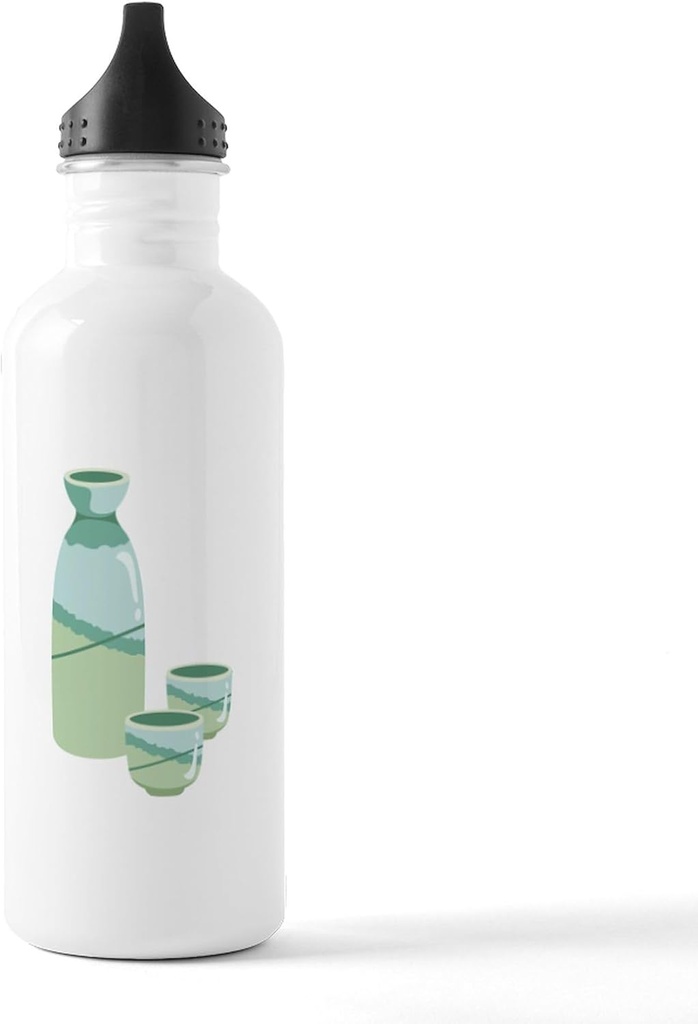 CafePress Sake Drink Set Water Bottle 1.0L (34 oz) Stainless Steel Water Bottle