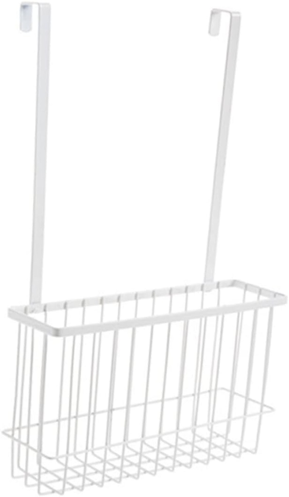 Happyyami Over Cabinet Door Organizer Wire Storage Basket for Kitchen Bathroom and Closet Hanging Baskets for Easy Organization and Space Saving