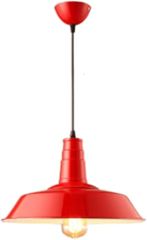 Industrial 1 Light Pendant Lamp Colorful Pendant Lighting Adjustable Hanging Height,Chandelier E27 Adjustable Retro Luminaire for Kitchen Island, Dining Room Table, Bedroom (Black)