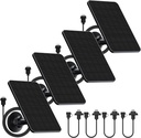 Rhorawill 4 Pack Solar Panel for Blink Outdoor 4(4th Gen)/Blink Outdoor(3rd Gen) XT3 and Blink XT2/XT Camera(Not Included)/Blink Outdoor Camera,Blink Solar Panel with Mount 13.1ft Cable Rubber Plug