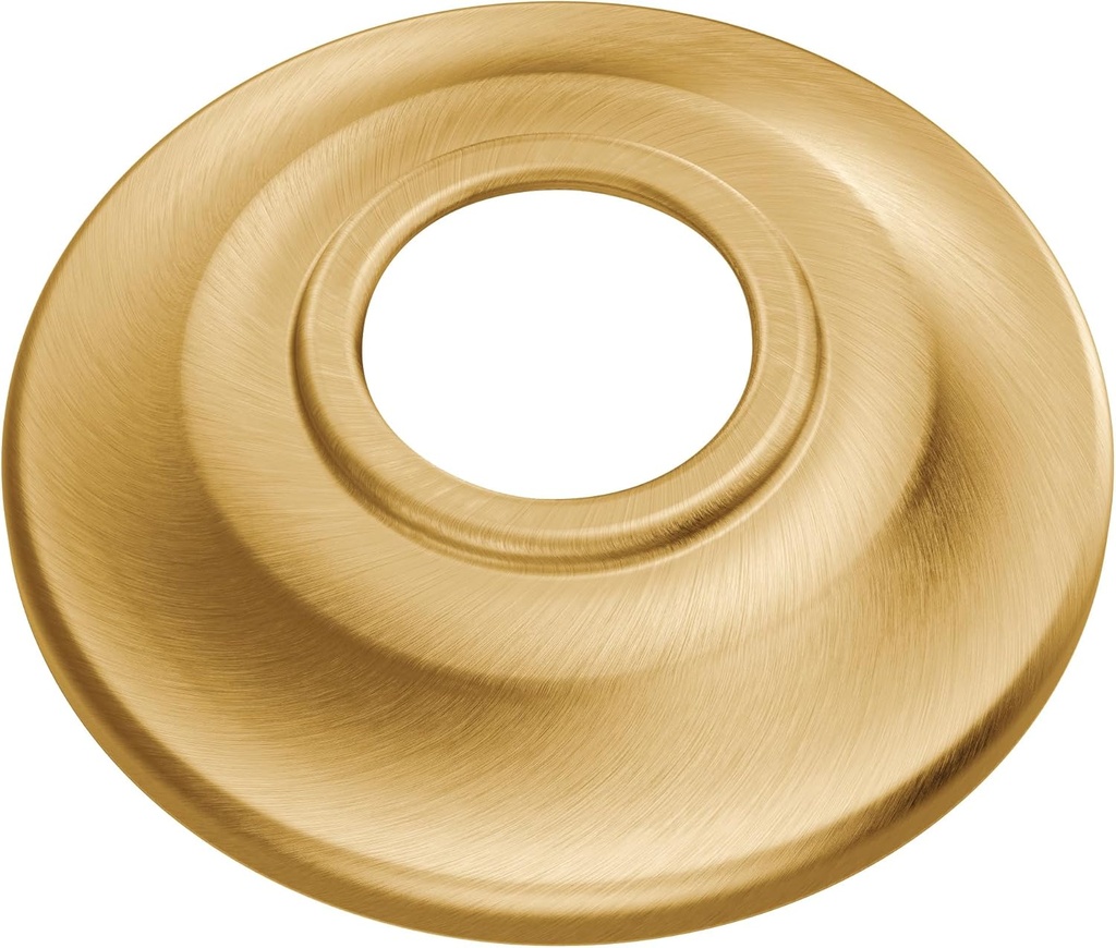 Moen AT2199BG Replacement Shower Arm Flange for Universal Standard Moen Shower Arms, Brushed Gold
