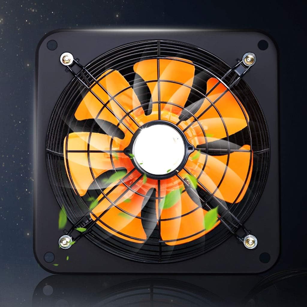 HBJWOV Exhaust Fan Ventilation Exhaust Fan Hanging Wall Mounted Low Noise Home Bathroom Kitchen Smoke Exhaust Fan Air Vent(10)