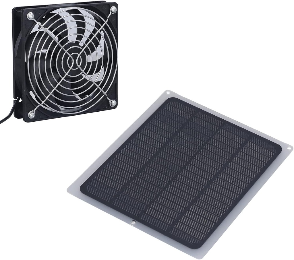 [BRSRAYANOF5WCALD] Greenhouse Chicken House Solar Fan Solar Panel Fan Cooling And Ventilation Outdoor