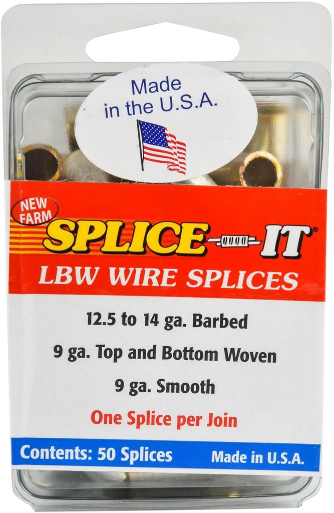Fence Wire Splices - 100-Pc. Set, Model Number LBW