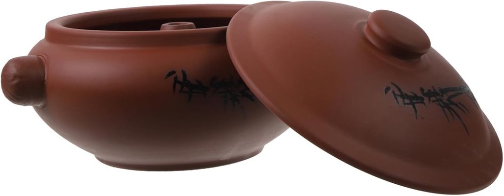 Ceramic Soup Pot Slow Cooker Cooking Pot Lid Kitchenware Stew Ceramic Casserole