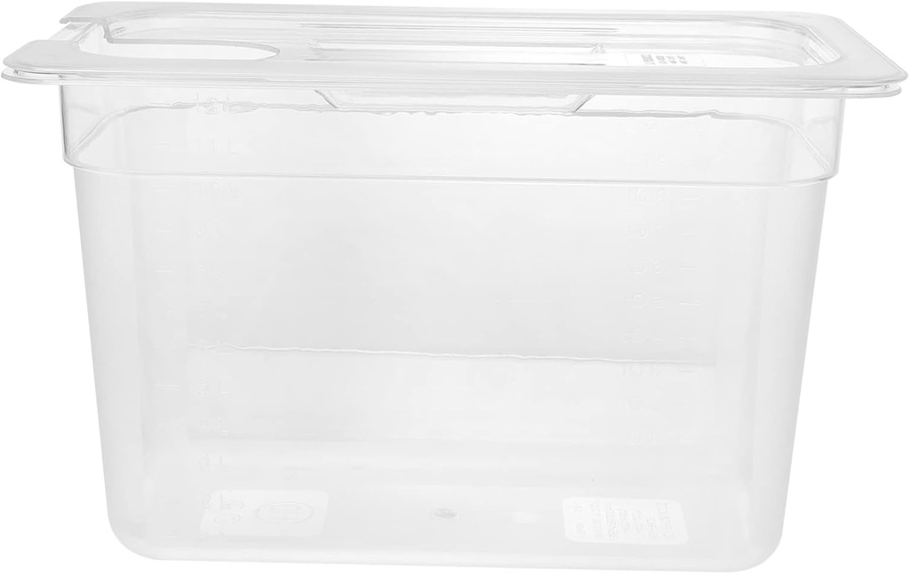 Unomor 6l Slow Cooker Container Lid Storage Case for Kitchen for Sous Vide Easy to Clean