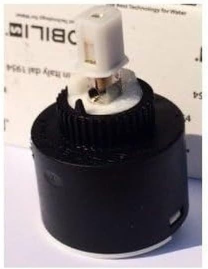 CARLO NOBILI SPA RUBINETTERIE Screw in Faucet, Sink Spüle, RCR440, H 61, Ø 40, Ceramic, Metal, Plastic, Black