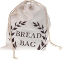 Zerodeko Lined Bread Bags for Homemade Bread Bread Storage Bags Reusable Bread Bags with Drawstring for Keeping Bread Fresh