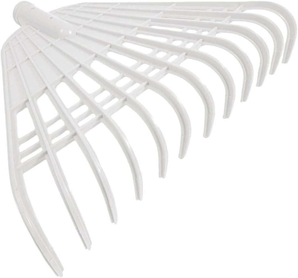 BESPORTBLE Gardening Hand Tool Leaf Rake for Yard Plastic Rake Fine Teeth for Garden Sanitation
