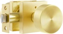 1 Pack Gold Privacy Door Knobs Interior, Heavy Duty Interior Door Knob Bedroom, Brass Door Knob Privacy for Bathroom