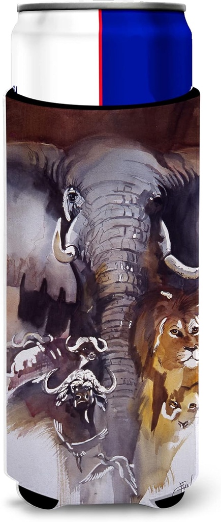 Elephant, Lions and more Ultra Beverage Insulators for slim cans