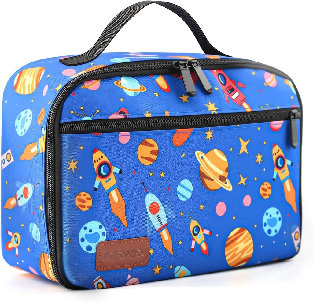 Lunch Box Kids, Lunch Bags for Women Men, Insulated Cooler Reusable Cute Lunch Containers for Boy & Girls, Adults Leak Proof Large Lunch Tote Bags for School, Work, Travel, Picnic Outdoor and Beach