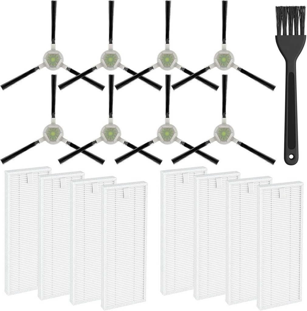 16 Pack Filter Replacement Parts for 𝗟𝗲𝗳𝗮𝗻𝘁 𝗠𝟮𝟭𝟬, for 𝗢𝗞𝗣 𝗟𝗶𝗳𝗲 𝗞𝟮 𝗞𝟯 𝗞𝟯𝗔 𝗞𝟰 𝗞𝟱 Robot Vacuum, with HEPA Filter Size 5.0 * 1.9 Inch (NOT FOR M210P)
