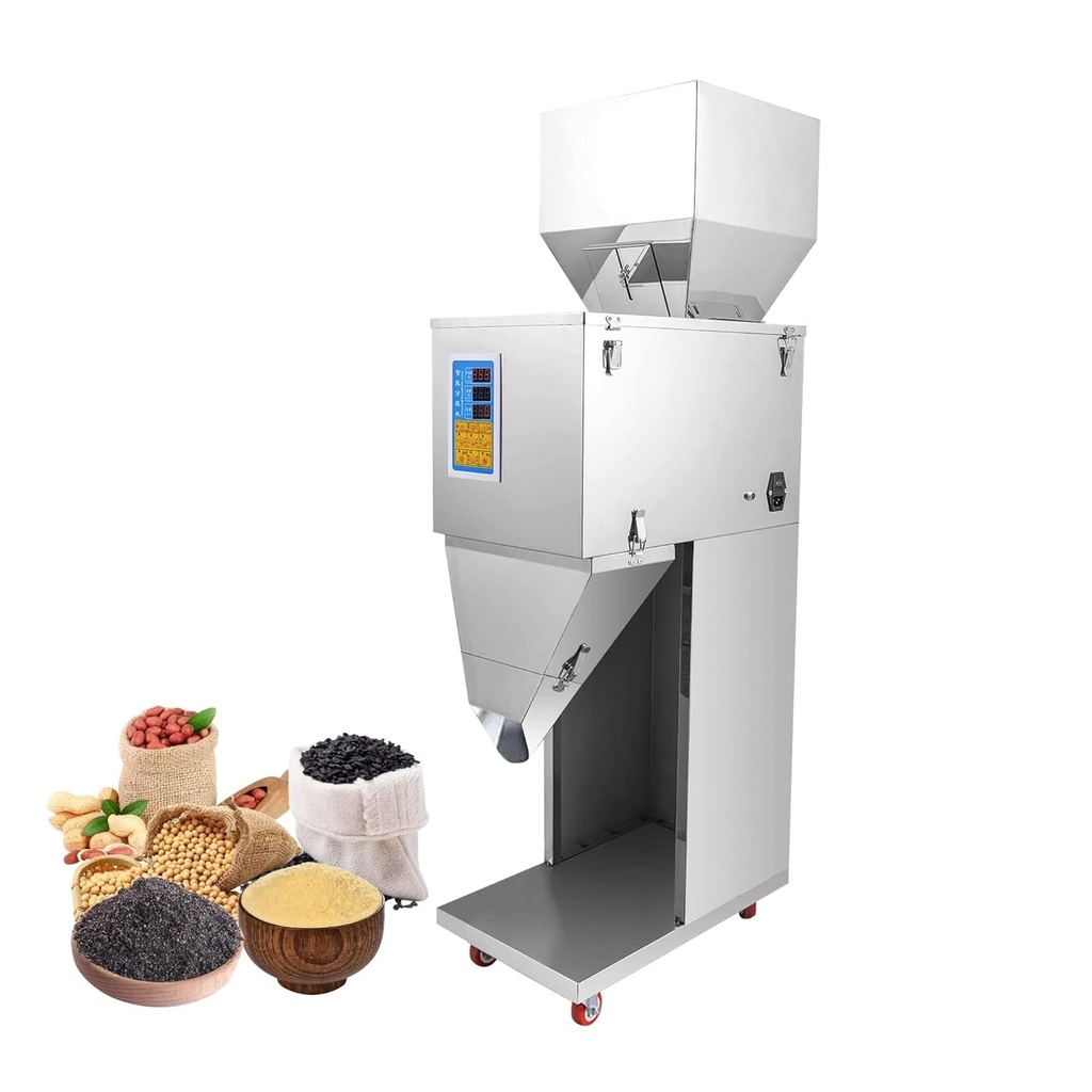 Automatic Powder Filling Machine Commercial Filling Machine 300W Electric Filler for Fine Powder, Chemical Powder, Coffee Powder, Particulate Matter, Tea, Hardware Accessories, Medicinal Materials