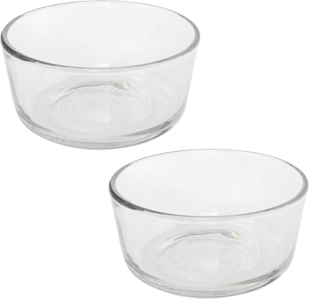 Pyrex 7200 2-Cup Glass Bowl (2-Pack) - Made in USA