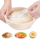200 PCS Bowl Covers for Bread Proofing, Disposable Shower Caps for Sourdough Bread, Elastic Reusable, Plastic Covers for Bowls Food Cover, Keeps Food Fresh and Dust Away
