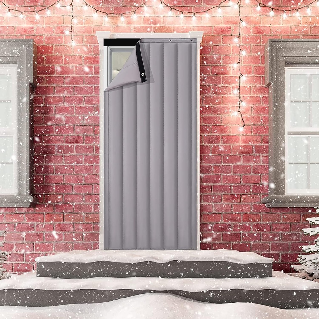 Thermal Insulated Door Curtain,Warmth Retention Screen Door,PU Leather Thermal Insulated Door Curtain,Curtain for Door Window,Doorway Curtains,for Air Conditioner Room,Heater Room, Living Room