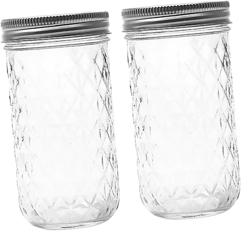 2pcs Airtight Mason Jar Lids Jars Lids for Kitchen Honey Dispensers Spice Containers