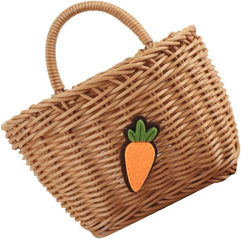 Onion Garlic Storage Basket Rustic Woven Basket Wall Hanging Kitchen Vegetable Organizer Vintage Style