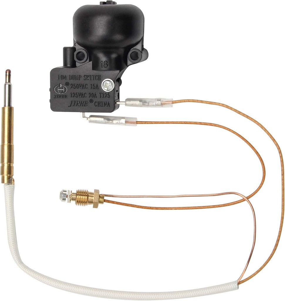 Coolrunner Gas Patio Heater Repair Replacement Parts Outdoor Heaters Safety Kits Thermocouple (M8 x1) and FD4 Dump Switch for Propane Gas Patio Heater